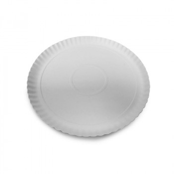 Guardini tabuleiros de papel branco conjunto de 3 Easy Bake Bio Ø23cm