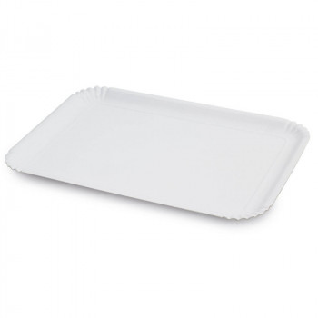 Guardini tabuleiros de papel branco conjunto de 3 Easy Bake Bio 22x32cm
