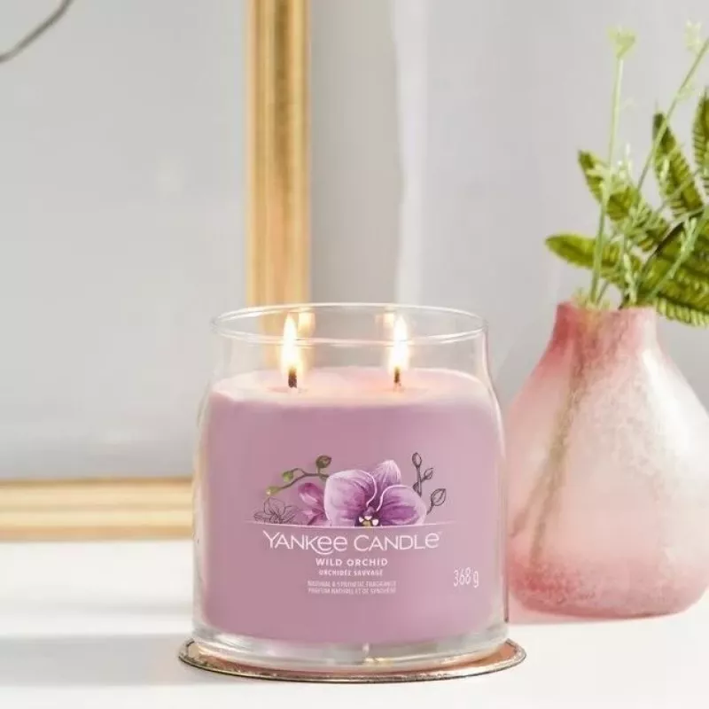 Yankee Candle Vela Wild Orchid, média