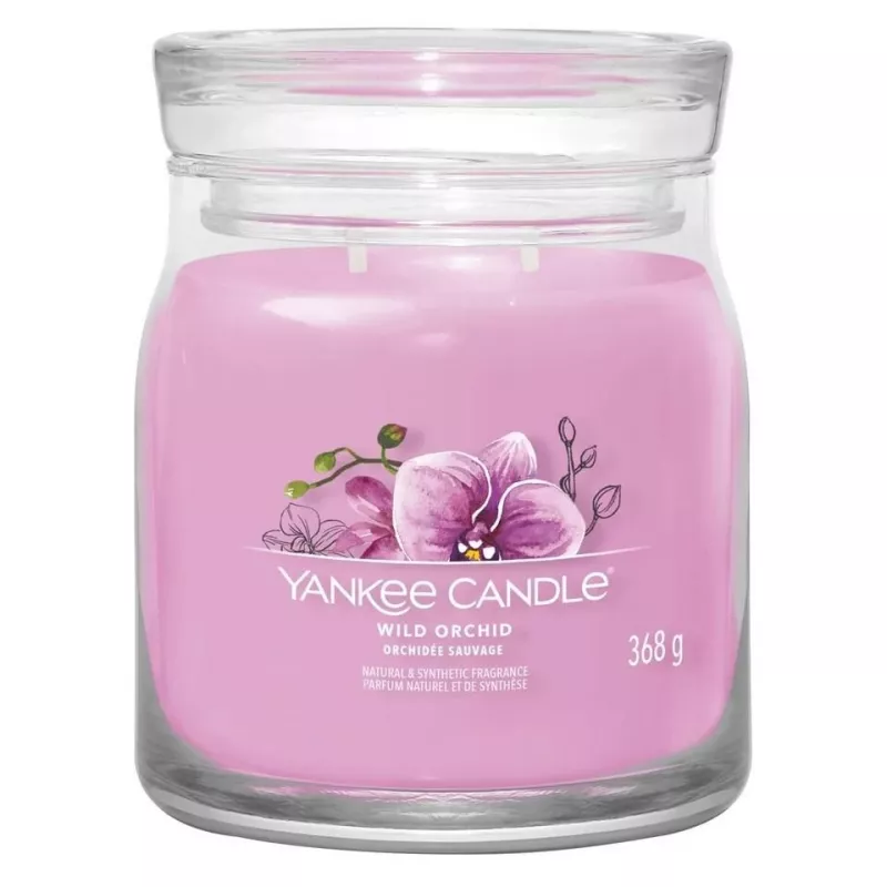 Yankee Candle Vela Wild Orchid, média