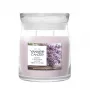 Yankee Candle Vela Dried Lavender & Oak, média