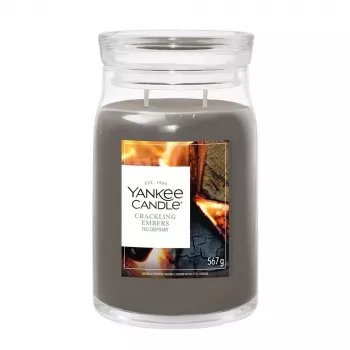 Yankee Candle Vela Crackling Embers, grande