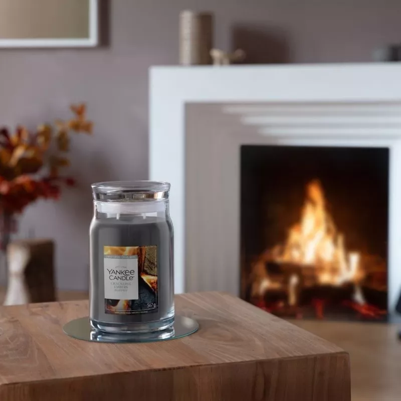 Yankee Candle Vela Crackling Embers, grande