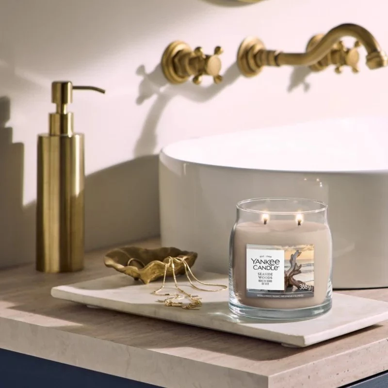 Yankee Candle Vela Seaside Woods, média