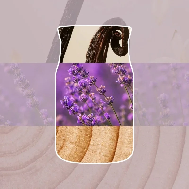 Yankee Candle Vela Dried Lavender & Oak, pequena