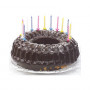 Papstar Velas de aniversário, 6 cm, multicolor, 24 unid. (12730)
