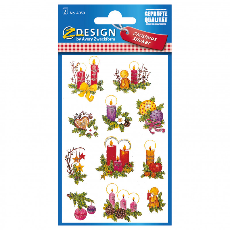 Avery Zweckform Autocolantes para velas, 20 etiquetas (4050)