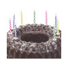 PAPSTAR Velas de aniversário mágicas, 6 cm, coloridas