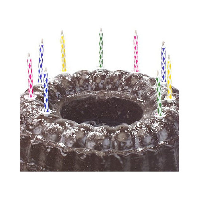 PAPSTAR Velas de aniversário mágicas, 6 cm, coloridas