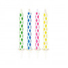 PAPSTAR Velas de aniversário mágicas, 6 cm, coloridas