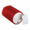 Goobay Velas de cera LED, 10 cm, vermelho
