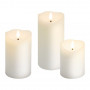 Goobay Velas de cera real LED, branco