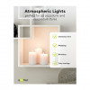 Goobay Velas de cera real LED, branco