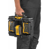 DeWALT DWST08061-1 ToughSystem 2.0 mala de ferramentas com iluminação, 14 l, preto/amarelo