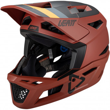 Leatt MTB Gravity 4.0 V25 capacete de bicicleta integral, Lava, M