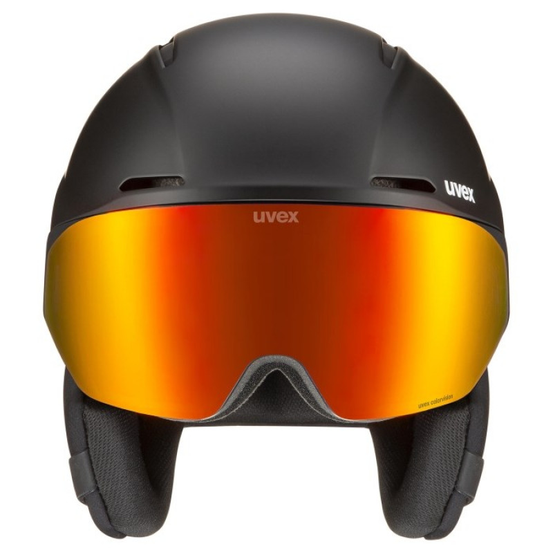 Capacete de esqui UVEX Horizon CV, preto, 55-59 cm (56/6/341/10)