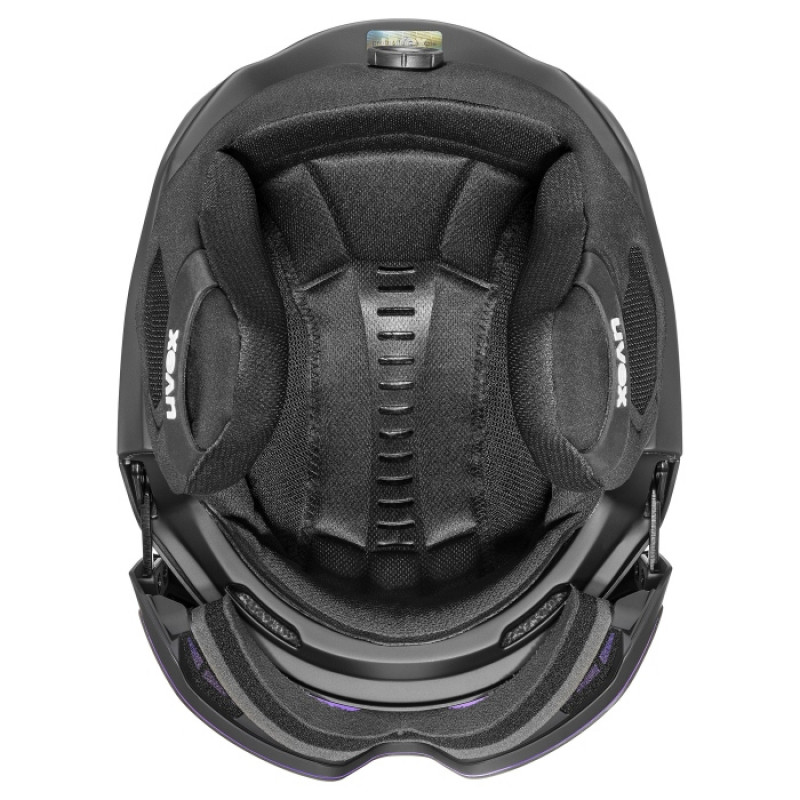 Capacete de esqui UVEX Horizon CV, preto, 55-59 cm (56/6/341/10)