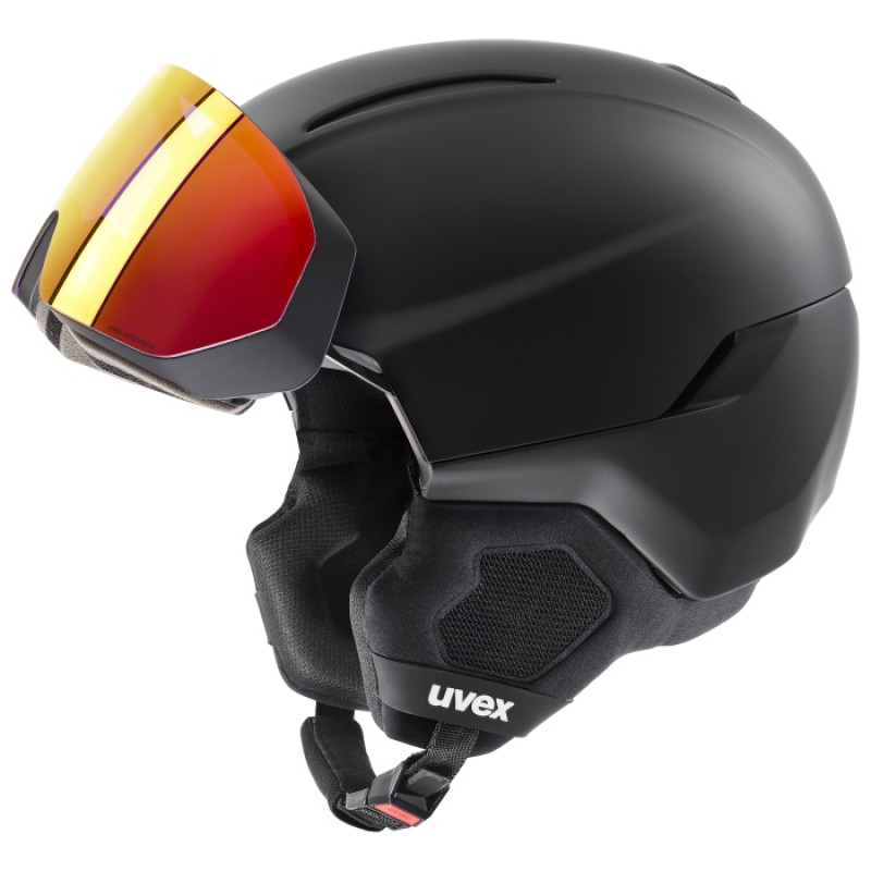 Capacete de esqui UVEX Horizon CV, preto, 55-59 cm (56/6/341/10)