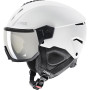 Capacete de esqui UVEX Instinct Visor, preto/branco, 53-55 cm (56/6/260/50)
