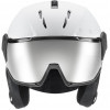 Capacete de esqui UVEX Instinct Visor, preto/branco, 53-55 cm (56/6/260/50)