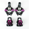 Fixação de esqui de montanha K2 Marker Alpinist 8 sem travão, preto/roxo