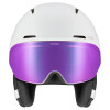 Capacete de esqui UVEX Horizon CV, branco, 55-59 cm (56/6/341/11)