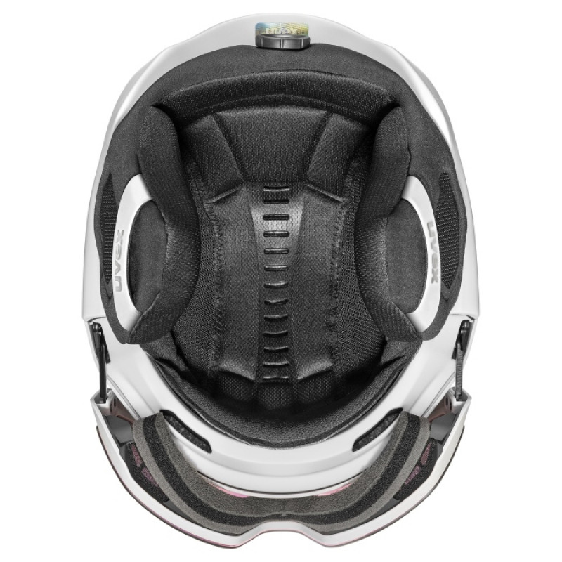Capacete de esqui UVEX Horizon CV, branco, 55-59 cm (56/6/341/11)
