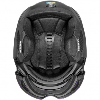 Capacete de esqui UVEX Horizon CV, preto, 59-62 cm (56/6/341/10)