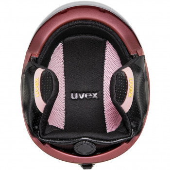Capacete de esqui de mulher UVEX Ultra pro WE 51-55
