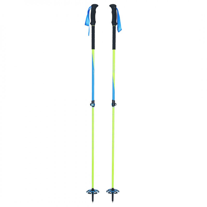 Bastões de esqui de montanha VIKING Lumi Pro para adulto, verde