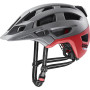 Capacete de bicicleta UVEX Finale Light 2.0, cinzento/vermelho, 52-57