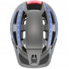 Capacete de bicicleta UVEX Finale Light 2.0, cinzento/vermelho, 52-57