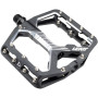 Pedais de bicicleta Leatt AllMtn 6.0 Flat, plataforma estreita 114x100 mm, preto