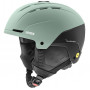 Capacete de esqui UVEX Stance MIPS 51-55, preto/verde
