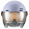 Capacete de esqui infantil UVEX Rocket jr. Visor 54-58, lavanda