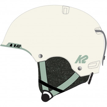 Capacete de mulher K2 MERIDIAN 51-55, White Pearl