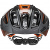 Capacete de bicicleta UVEX Quatro 52-57, laranja/titânio