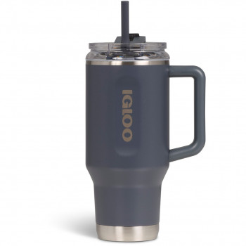 Caneca térmica Igloo Travel Mug 32 OZ (0,95 l) com palhinha, Carbonite