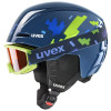 Conjunto de capacete de esqui para criança UVEX Viti, azul, 46-50 (56/S/317/11)