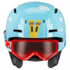 Conjunto de capacete de esqui para criança UVEX Viti, azul, 46-50 (56/S/317/10)