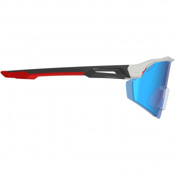 Óculos de bicicleta Leatt SpeedViz Lite Iriz Cryztal, azul/branco