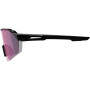 Óculos de ciclismo Leatt RideViz Lite Iriz Cryztal, pequenos, preto acetinado