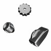 Conjunto de botões rotativos Ascher Racing Knob Kit Pro, Mercury