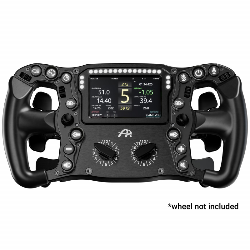 Kit de botões Ascher Racing Knob Kit Pro para volantes de sim-racing, Stealth Black