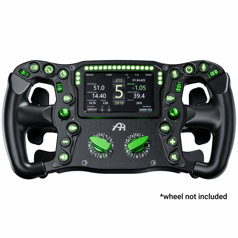 Conjunto de botões rotativos Ascher Racing Knob Kit Pro, Maniti Green