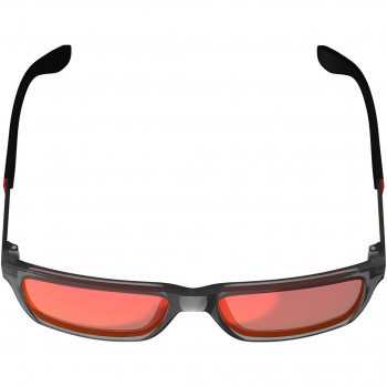Óculos de ciclismo Leatt TheViz Sierra Polarized, cinzento/vermelho