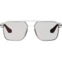 Óculos de ciclismo Leatt TheViz Pyrenees Polarized, transparente/prateado