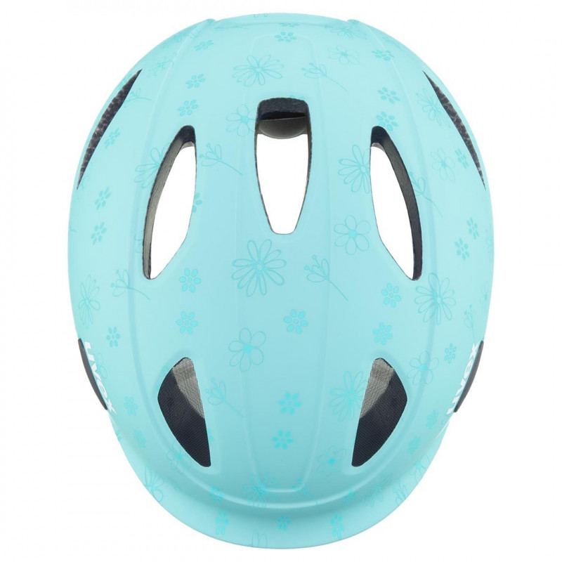 Capacete de bicicleta para criança UVEX Oyo Style 46-50, azul/rosa