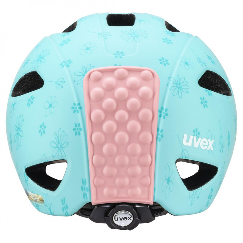 Capacete de bicicleta para criança UVEX Oyo Style 46-50, azul/rosa