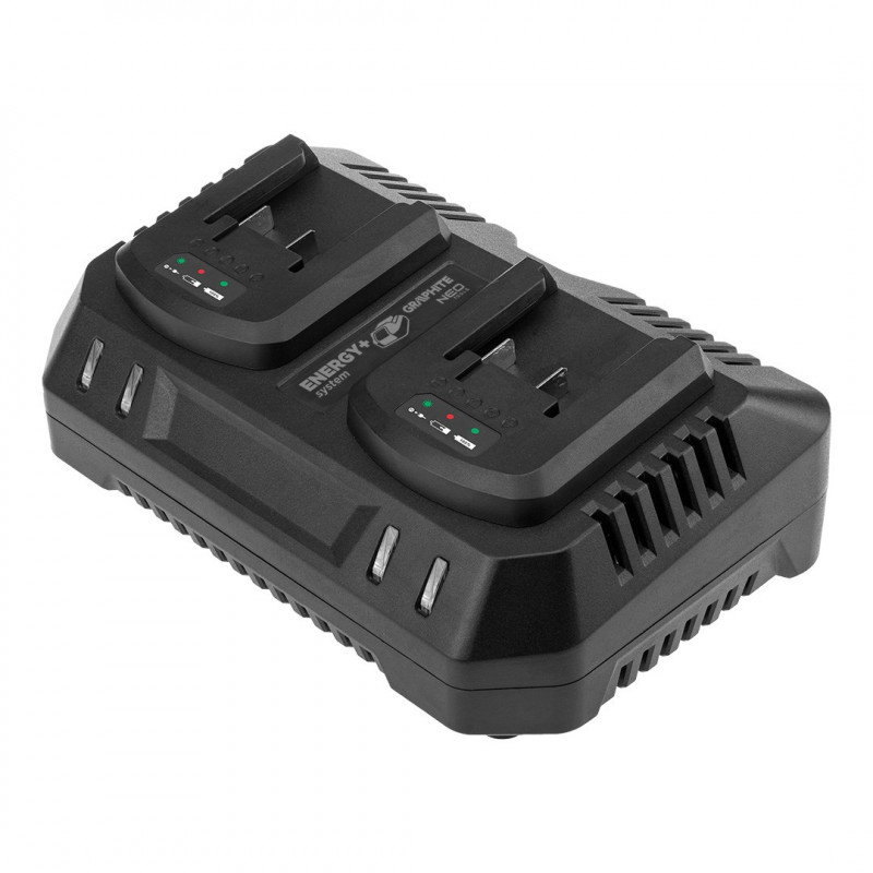 Carregador duplo de baterias Graphite Energy+